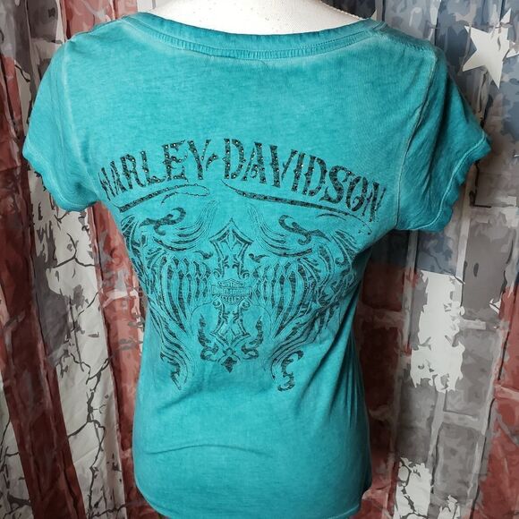 Harley-Davidson Tops - Harley t-shirt tortoise 